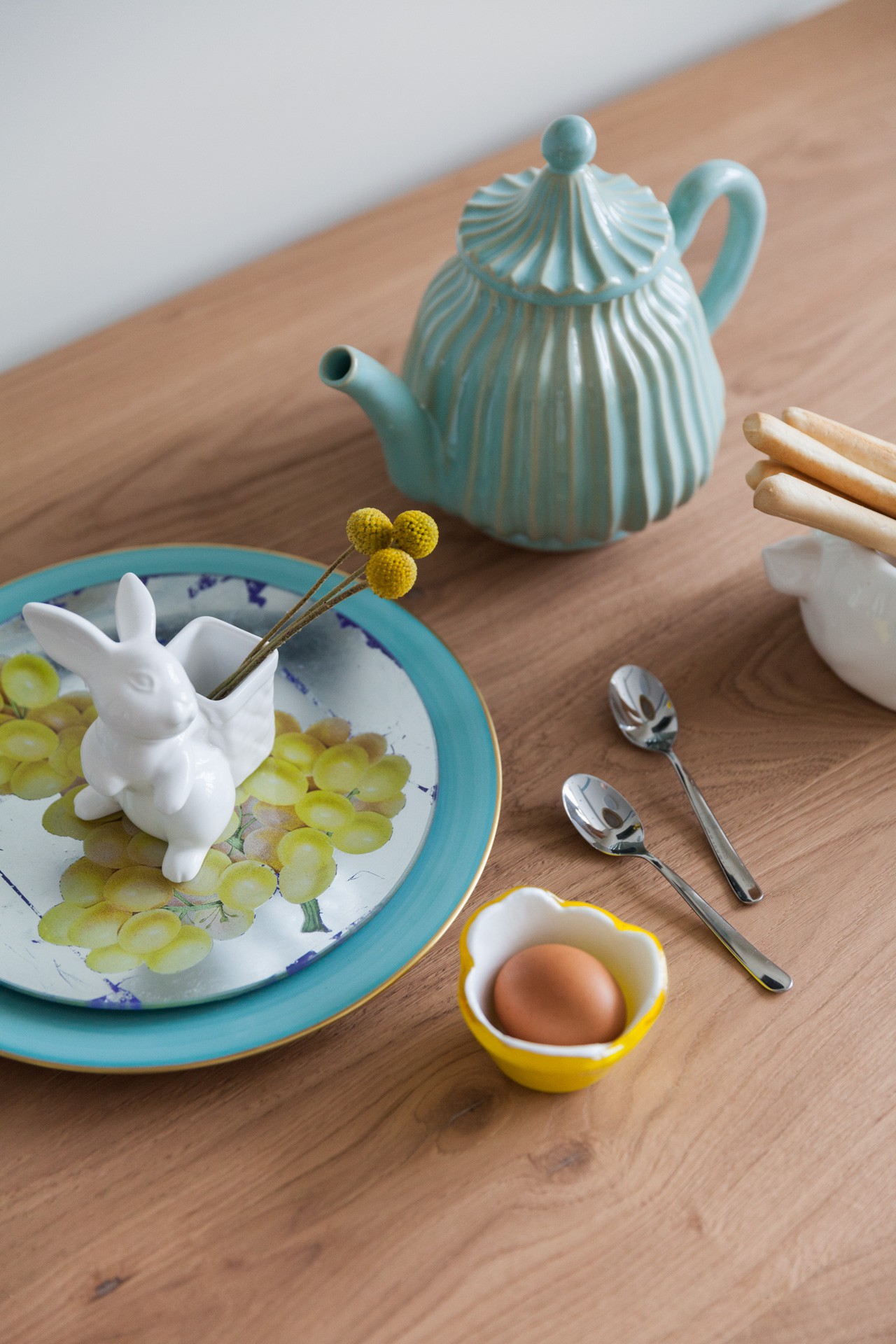 Бело-голубая квартира для юной заказчицы