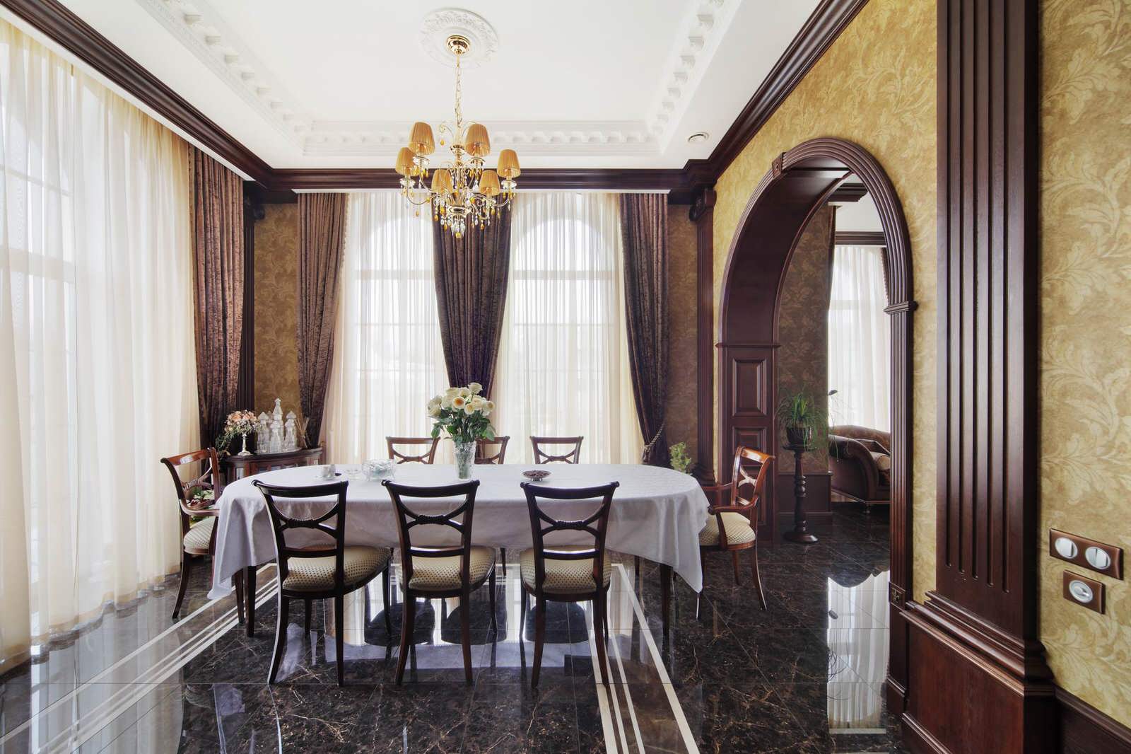 Интерьер коттеджа в поселке Палникс