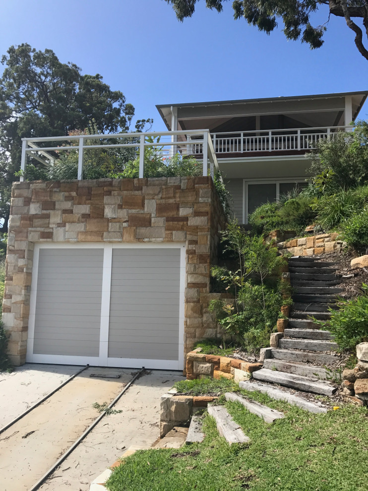 Custom Boat Shed Panel Garage Door Beach Style Garage Central