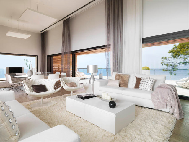 Pure White trendy-dagligstue