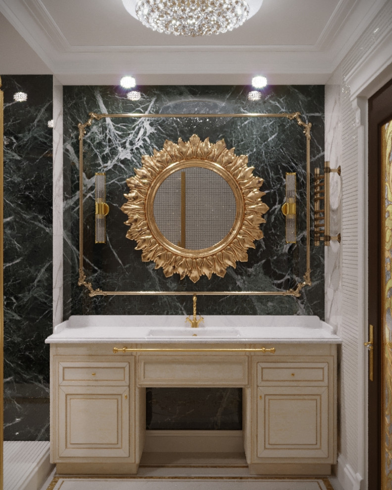 Дворцовый интерьер в загородных апартаментах