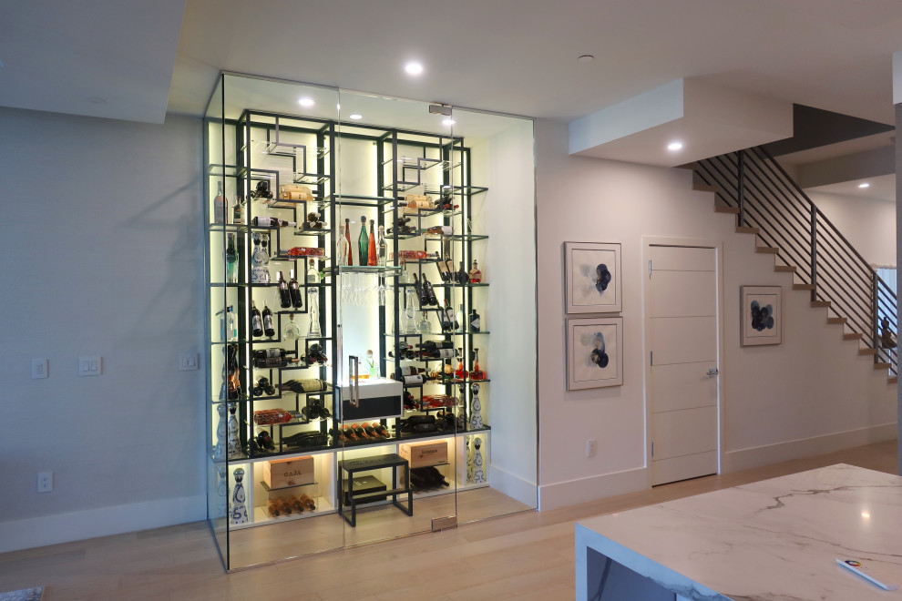 Casuarina Delray Modern Wine Cellar Miami by Dragon Cellars Houzz