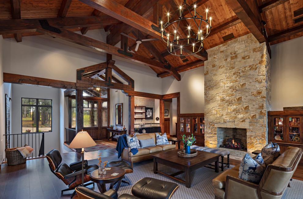 Craftsman Retreat - Rustic - Living Room - Phoenix - by J White Designs ...
