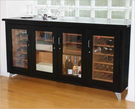 Wine Credenza Contemporary Wine Cellar Los Angeles By J