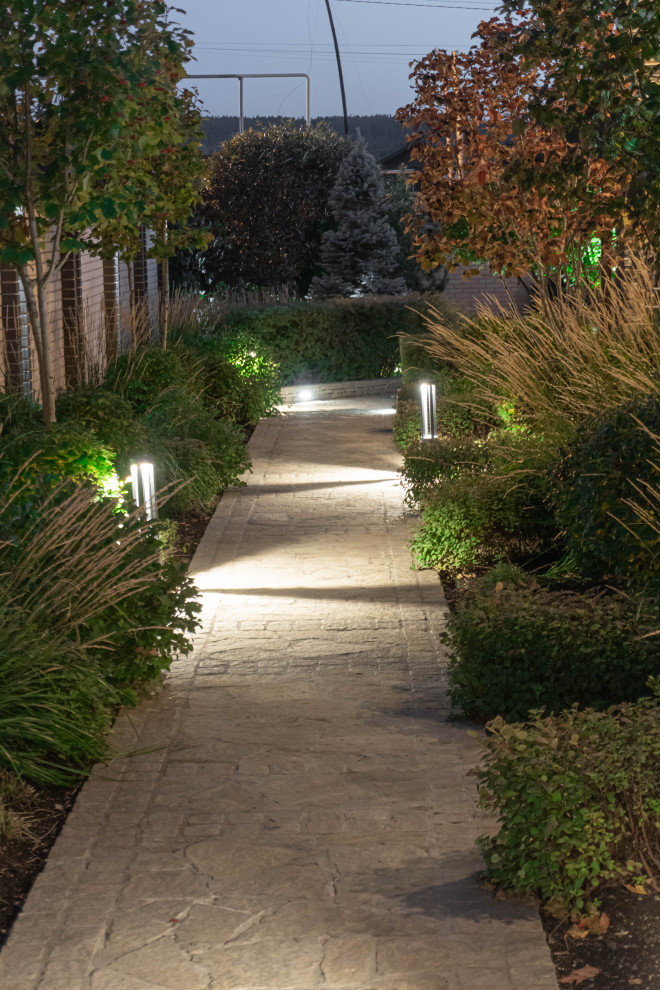 Ночная подсветка сада