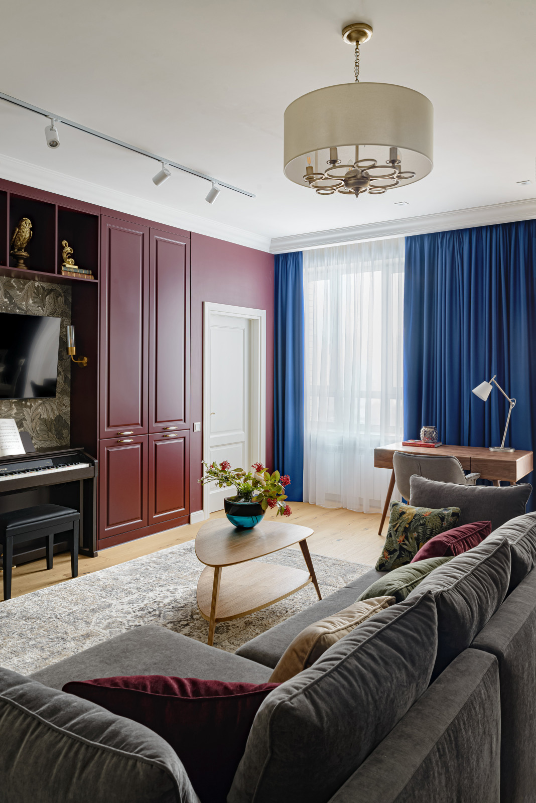 Интерьер квартиры 85кв.м. жк Бульварный Переулок