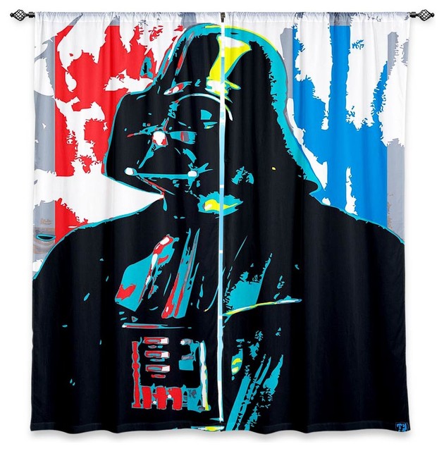 DiaNoche Unlined Window Curtains by Ty Jeter Darth Vader