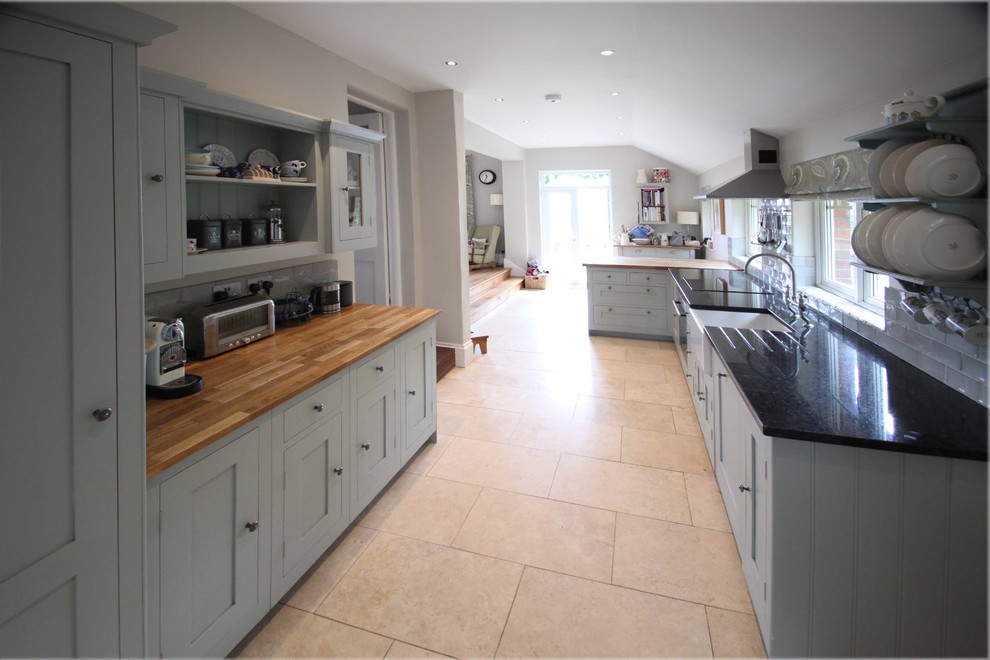 This is an example of a country kitchen in Cheshire.