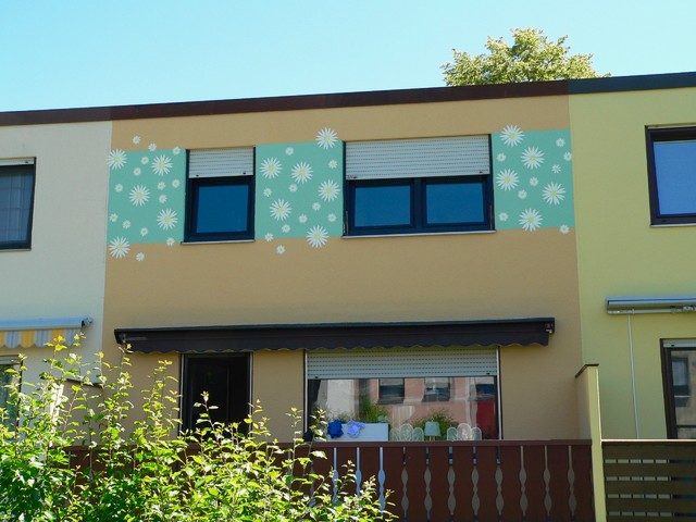 Fassadenmalerei contemporaneo-facciata