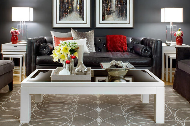 Top Innovative Black Red Living Room Interior Design Multitude