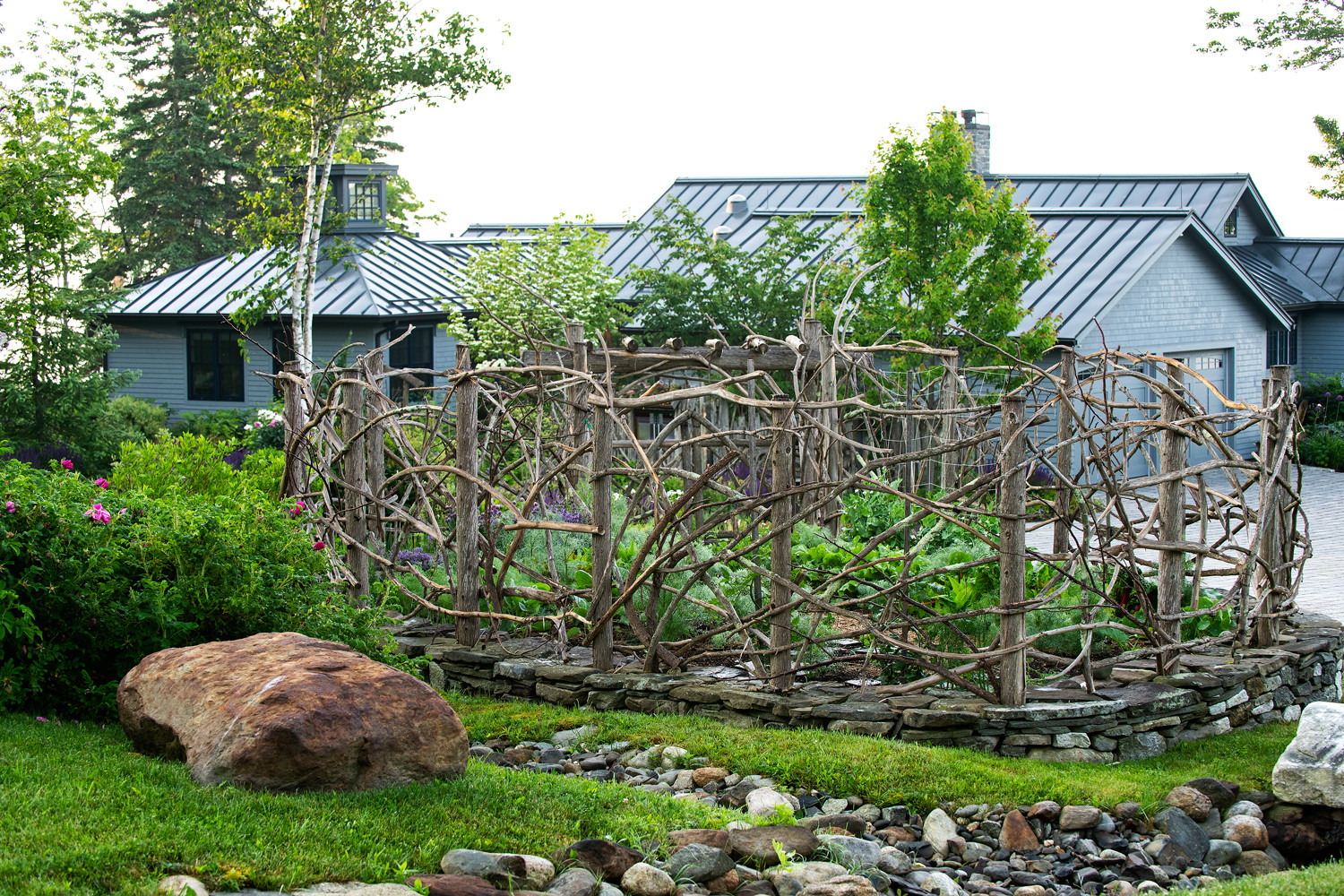Adirondack style vegetable garden
