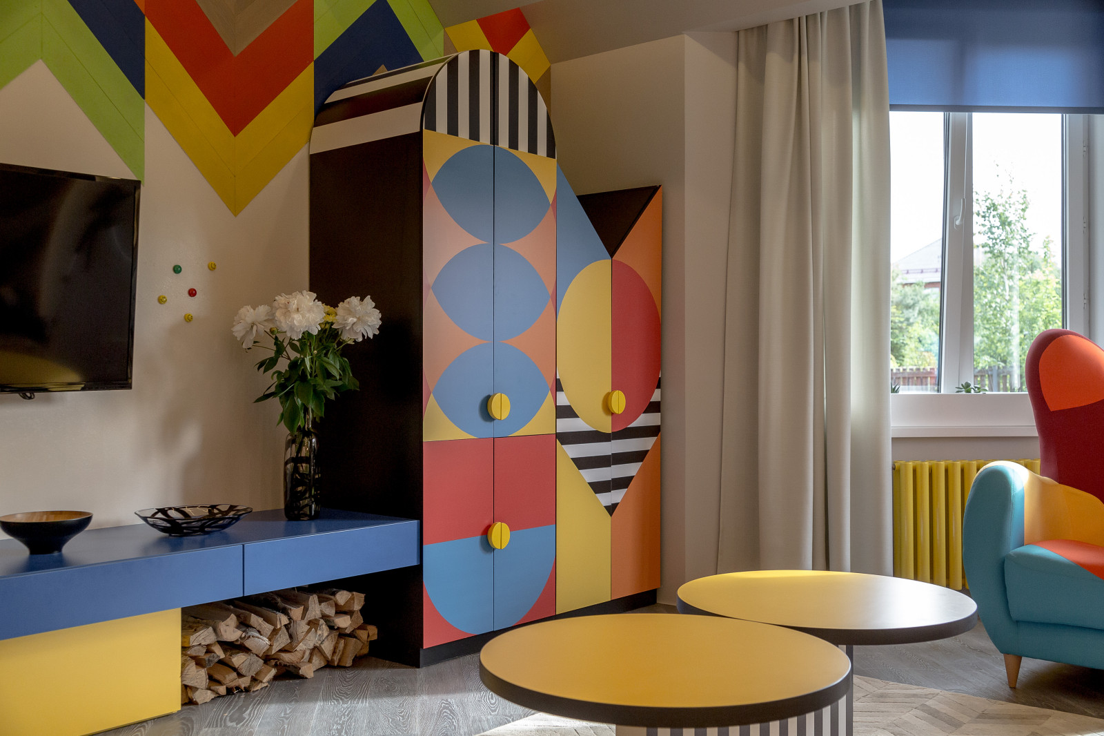 Штульповые окна в "коробке с карандашами"