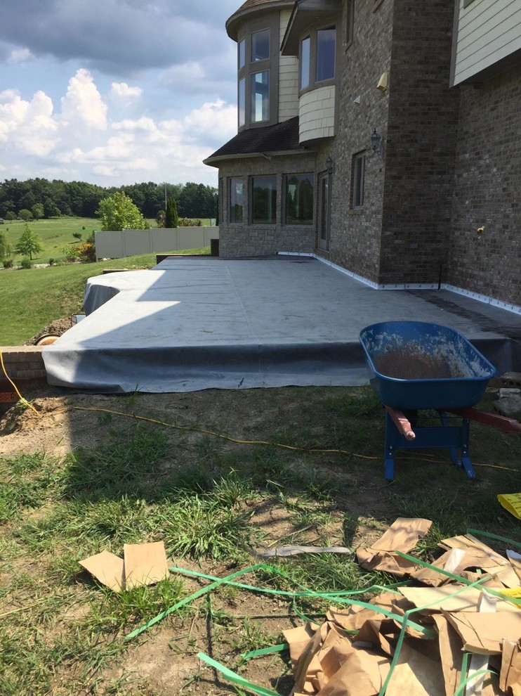 Custom Steel Cement Raised Deck