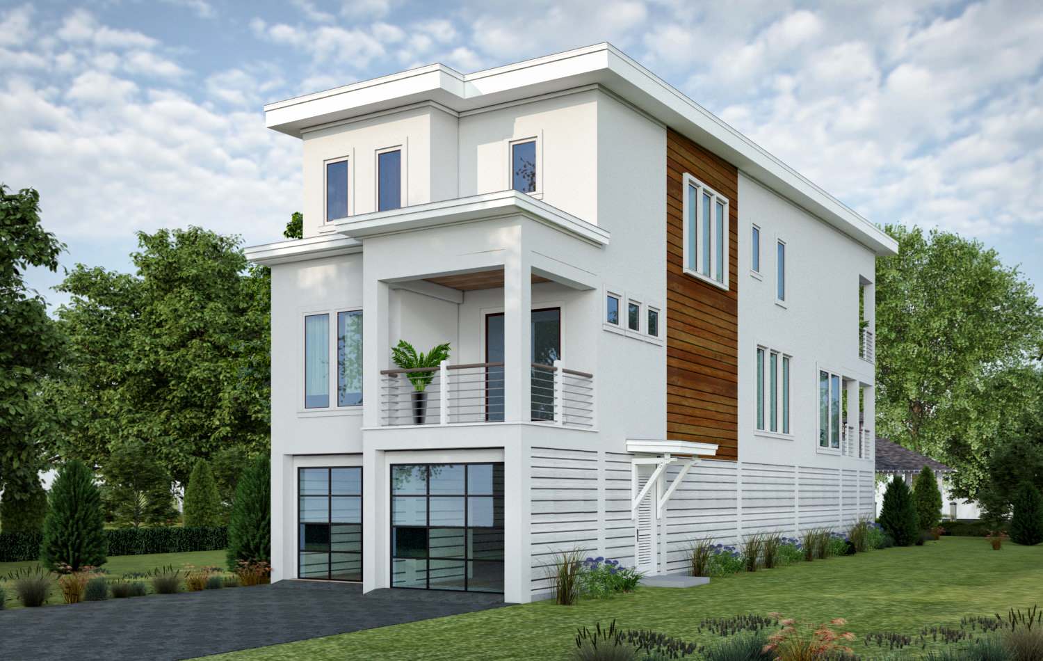 Bob Chatham Custom Home Design- Modern Coastal