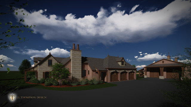Remodel Architectural Rendering rustic