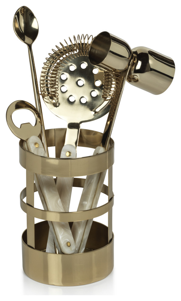 Islington 5, Piece Bar Tool Set Cocktail Shakers And Bar Tool Sets