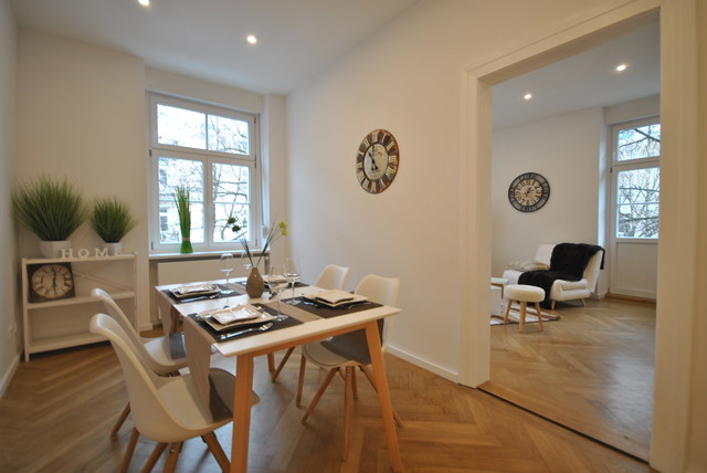 4 Zi Whg In Einem Altbau In Munchen Verkauft In 4 Tagen Ersten Besichtigung Modern Esszimmer Munchen Von Adda Home Staging Interior Design