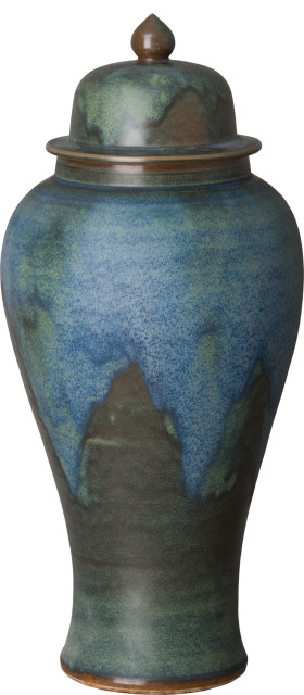 Ginger Jar - Verdi Blue, Large