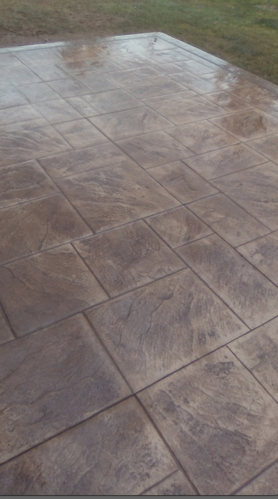 Stamped Porch
