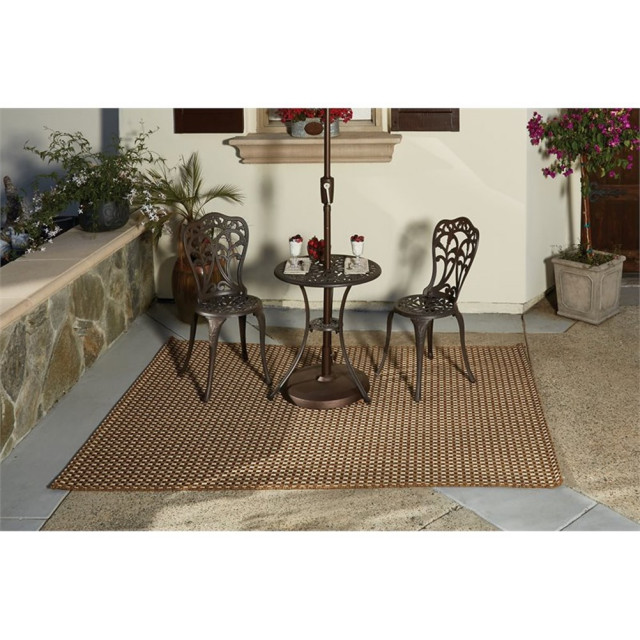 Simply Shade Modern Polypropylene Outdoor Rug in
