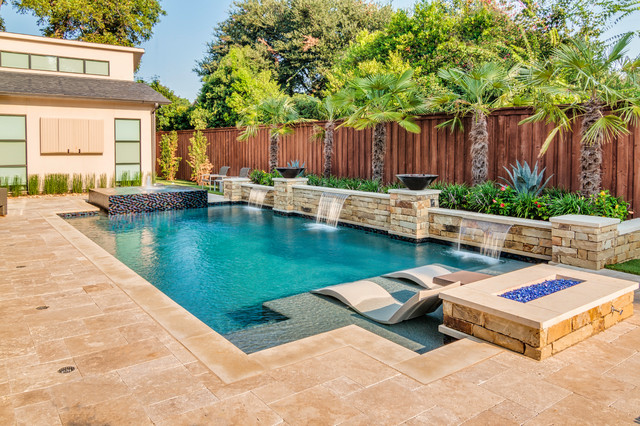 Geometric Pool Designs Dallas Highland Park Plano By Highland Park Plano Dallas