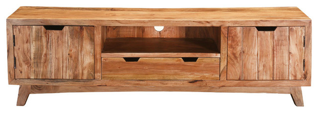 Augusta Handcrafted Rustic Solid Wood Tv Media Cabinet Rustic Entertainment Centers And Tv Stands By Sierra Living Concepts Houzz