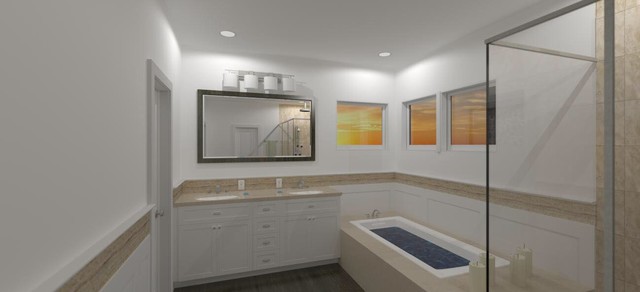 MASTER SUITE REMODEL transitional-rendering