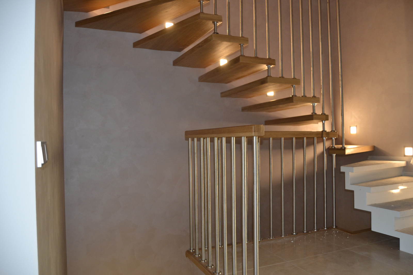 Лестница из дуба Лесная поляна