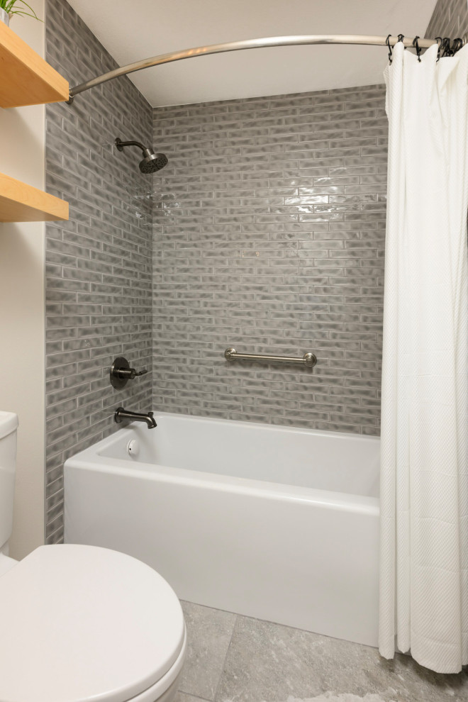 Inspiration for a transitional bathroom remodel in Seattle