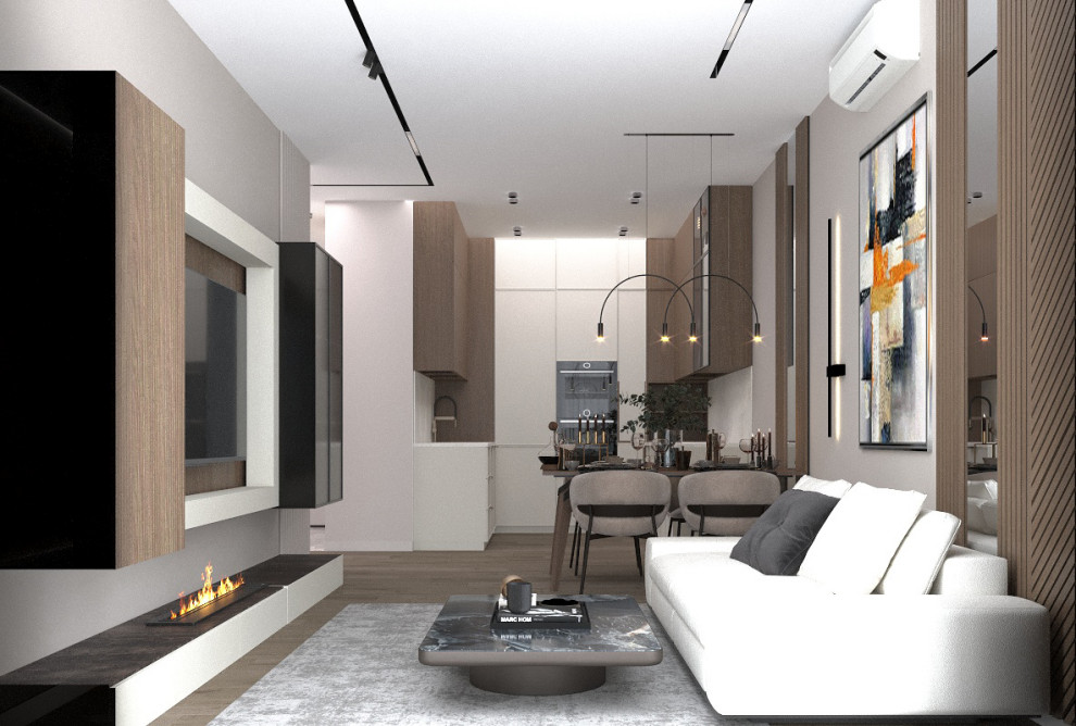 3х комнатная квартира ЖК WillTower в минимализме