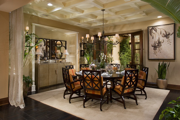 Transitional Eclectic Warm mediterraneo-sala-da-pranzo