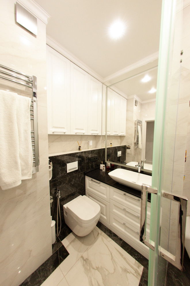 квартира в черно белых тонах