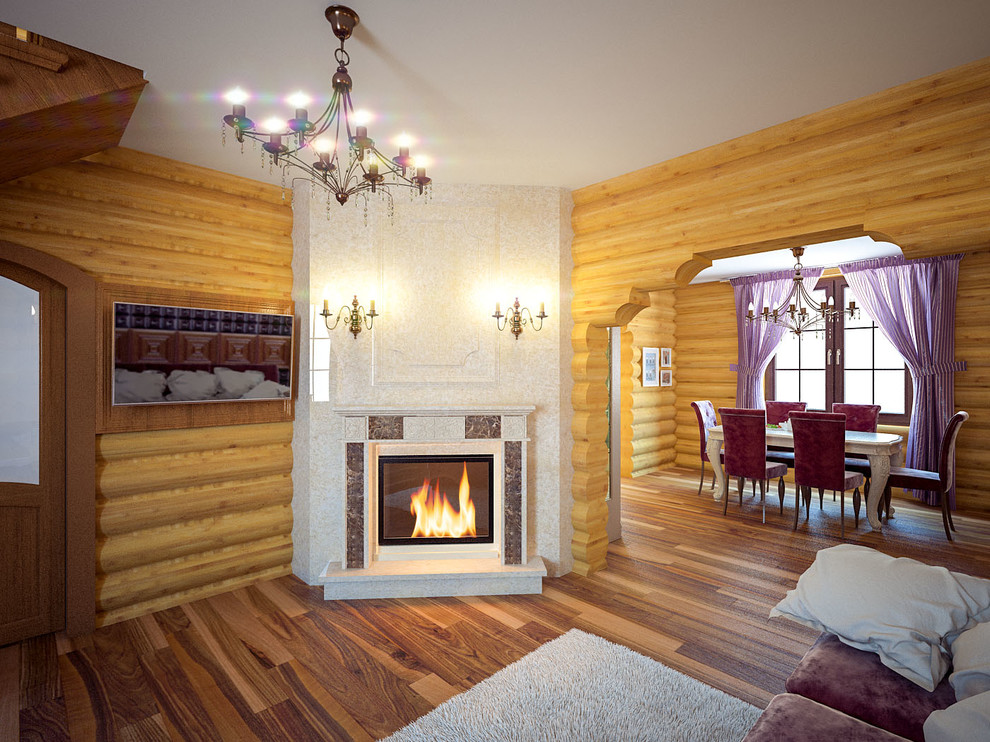 Бревенчатый дом