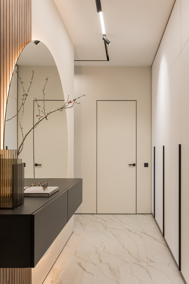 Квартира для активной семьи в минималистичном стиле