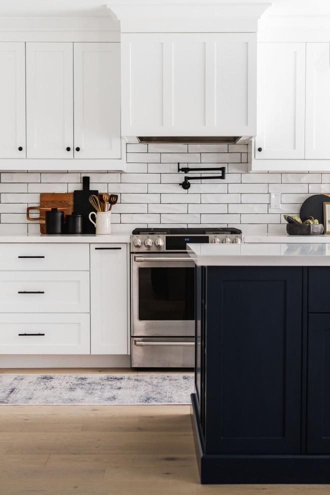 Transitional kitchen photo in Toronto