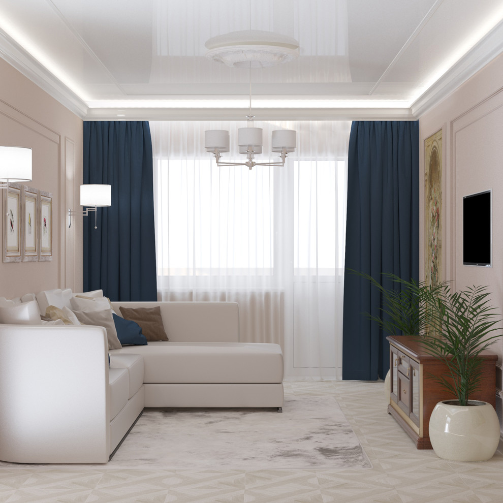 Дизайн-проект квартиры - современная классика 2017г.