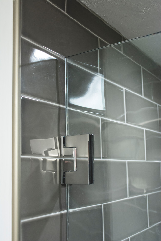 Inspiration for a transitional home design remodel in Boston