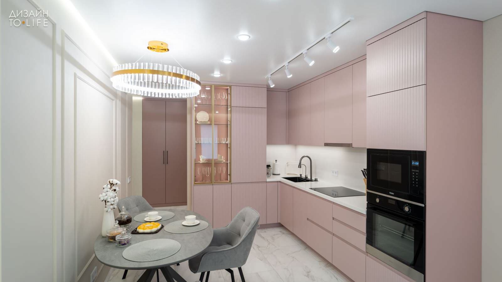 Реализация проекта в ЖК «Цивилизация» 56 м²