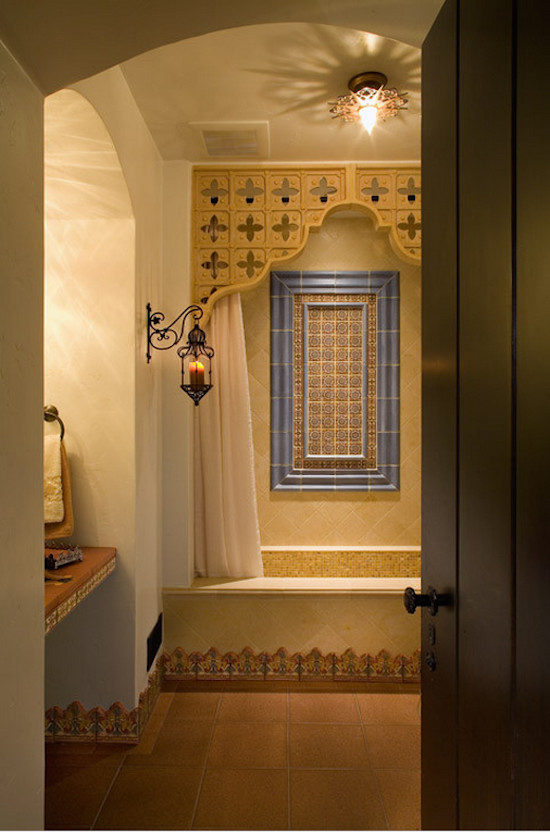 Moroccan Inspired Bath - Mediterranean - Bathroom - San ...