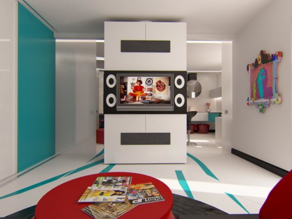 Дизайн квартиры в стиле «Поп-арт»