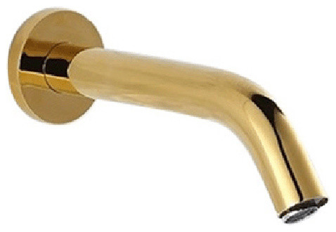Brio Wall Mount Sensor Faucets Gold Finish Brio Wall Mount Sensor Faucets Gold Finish