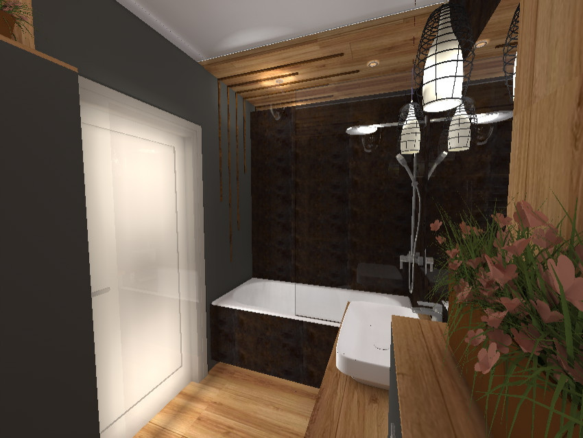 Ванная в стиле лофт