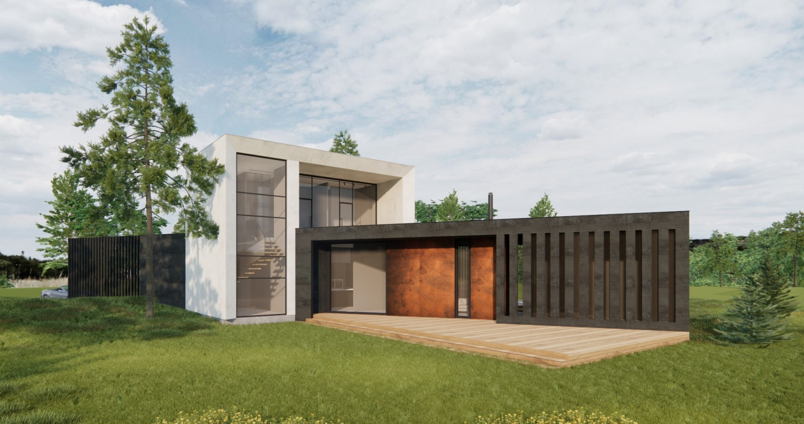 Жилой дом в поселке Медное озеро