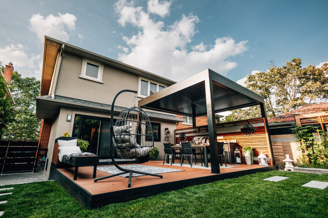 Ostened contemporary-terrace