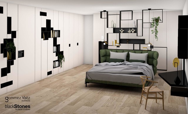 Perspective transitional-rendering