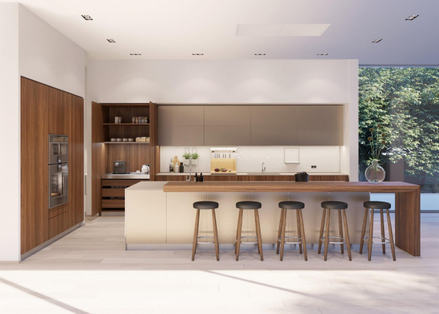 Santa Monica Bulthaup kitchen with BKPK Design trendy-koekken