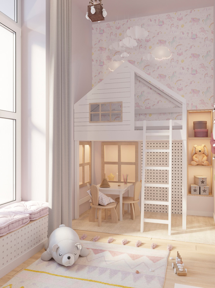 Интерьер квартиры для молодой семьи с тремя детьми