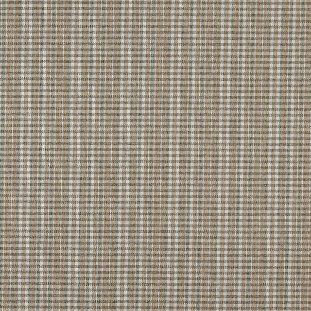 Brown Green And Ivory Small Plaid Country Tweed Upholstery Fabric By