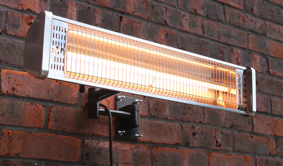 1.5KW Wall Mounted Electric Halogen Patio Heater (Single Heating Lamp)