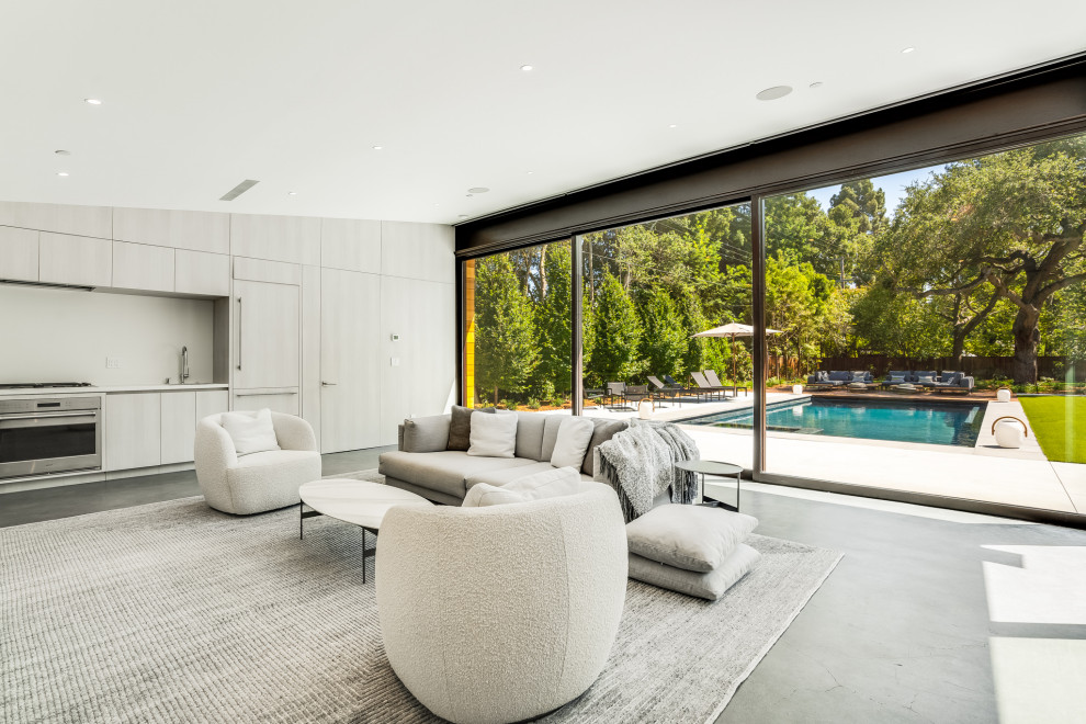 Living room - modern living room idea in San Francisco